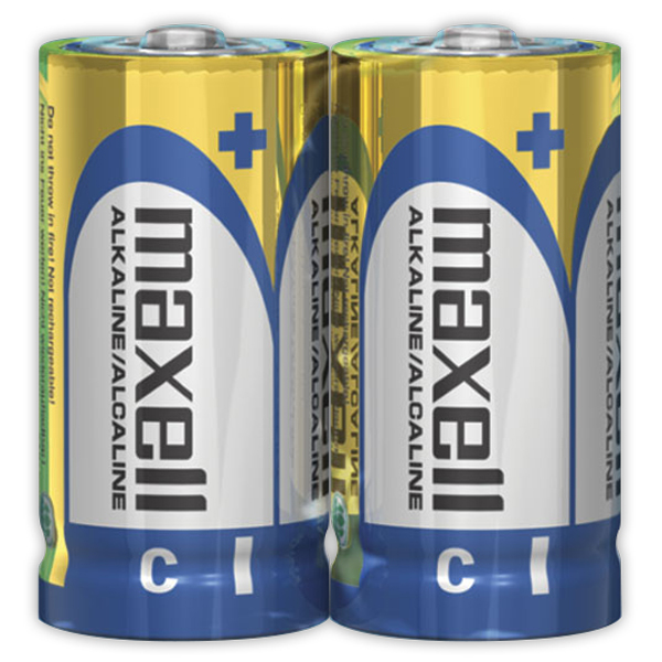 Maxell Lr14 2pk Batería Alcalina Tipo C ( Total 24 Baterías)